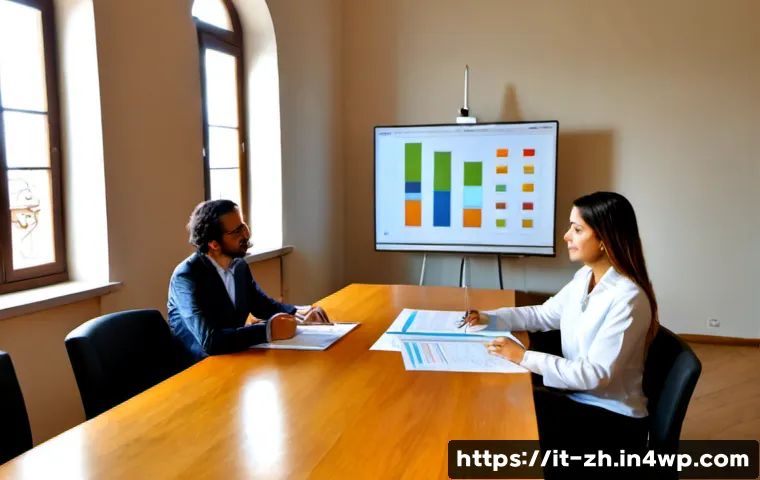 Home 10 간학문적 연구의 성과 평가 기준 - Photorealistic Italian university research evaluation meeting, diverse interdisciplinary team of an ...