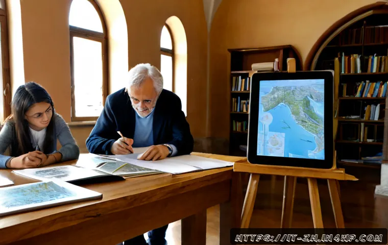 Home 15 간학문적 연구에서의 사례 기반 학습 - Photorealistic university case-based learning workshop in a bright Italian academic library, diverse...
